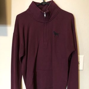 Victoria Secret PINK Sweater Half Zipper